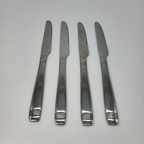 DOKAWORLD Silverware Stainless Steel Flatware Knife Cutlery Set of 4 Knives - Picture 6 of 12